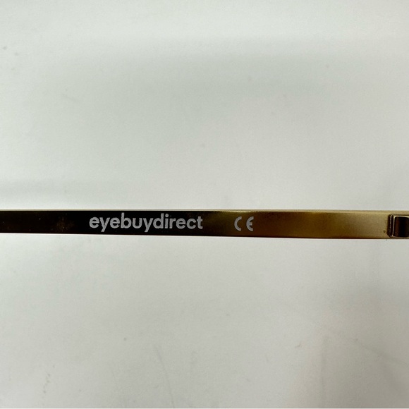 EYEBUYDIRECT St Michel Unisex Golden Round Eyeglass Frame Unisex Size Medium - Picture 10 of 13